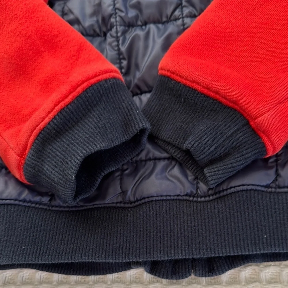 Tommy Hilfiger Red and Navy Quilted Jacket